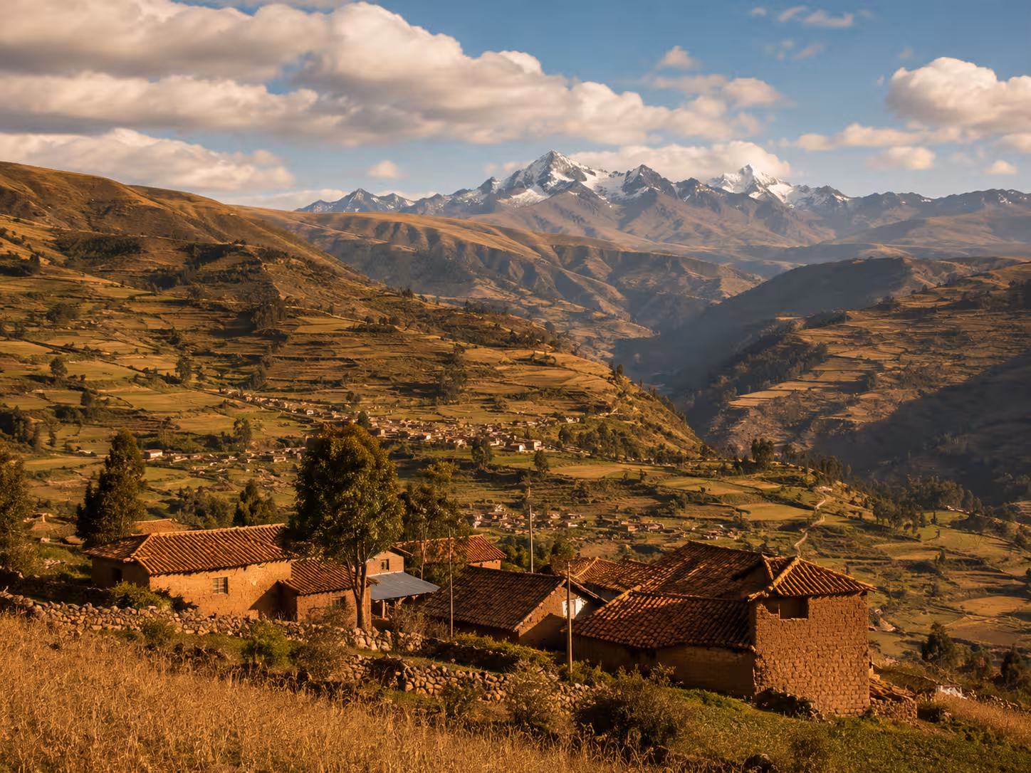 Rural community in the Peruvian Andes, Cusco